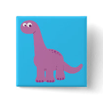 Purple Brontosaurus Dinosaur Pin