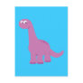 Purple Brontosaurus Dinosaur Postcards