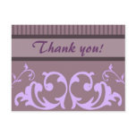 Purple Business Thank You Postcards