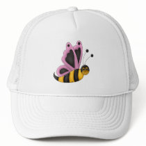 Purple Butterbee Mesh Hat