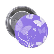 Purple butterflies button
