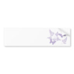 Purple Butterflies Lavender Ferns