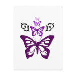 Purple Butterflies Postcard