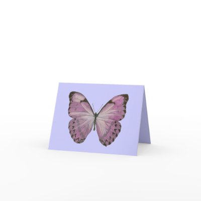 Purple Butterfly Card