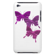 Purple Butterfly Designs iTouch Case iPod Touch Covers
