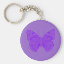 Purple Butterfly Keychains
