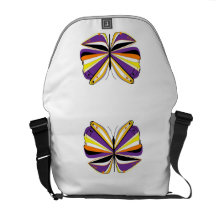 Purple Butterfly Commuter Bags