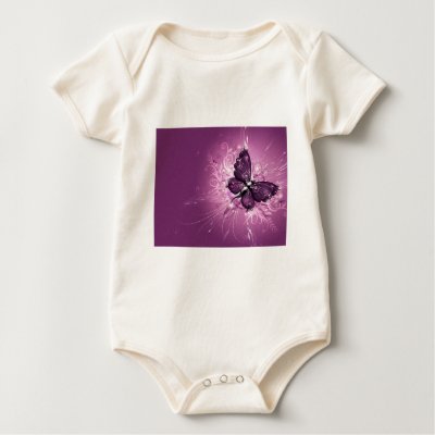 PURPLE BUTTERFLY Tshirts