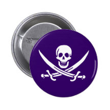 Purple Calico Jack Buttons