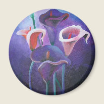 Purple Calla magnets