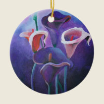 Purple Calla ornaments