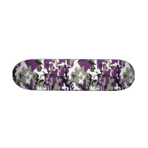 Purple Camouflage 7 1/4" Skateboard
