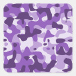 Purple Camouflage Stickers