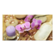 Purple candle photo print