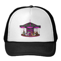Purple Carousel Trucker Hat
