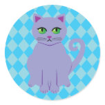 Purple Cat stickers