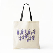 Purple Cats Bags
