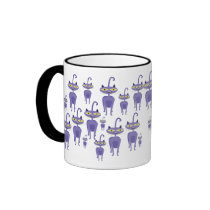 Purple Cats Mug