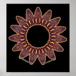 Purple Celtic Circle Knotwork Prints