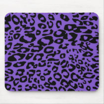 purple cheetah mousepads