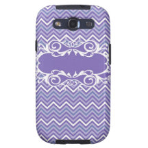 Purple Chevron Samsung galaxy case