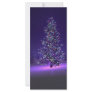 Purple Christmas Tree Rack Card