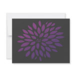 Purple Chrysanthemum invitations