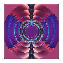 Purple Circle Wrapped Canvas Canvas Prints