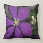 Purple Clematis Pillow