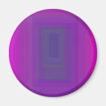 Purple Core Pink Refrigerator Magnet
