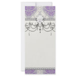 purple cream and grey royale damask rack cards