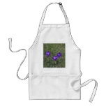 purple crocus apron