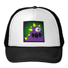 PURPLE CRUNCHER MESH HATS
