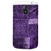 Purple "Crushed Velvet" Look Samsung Galaxy Nexus Covers