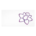 Purple Daffodil Custom Photo Card