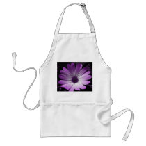 Purple Daisy Flower Apron