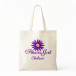 Purple Daisy Flower Girl bags