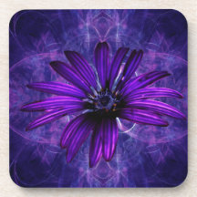 Purple Daisy Passion Coasters