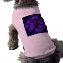 Purple Daisy Passion Dog Tee Shirt