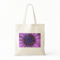 Purple Daisy Picture Canvas Bag
