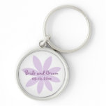 Purple Daisy Wedding keychains