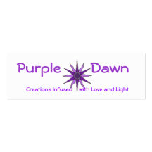 Purple Dawn Business Cards