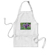 Purple Delphinium Aprons