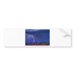 Purple Desert Storm Bumper Sticker