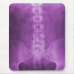 Purple Digital Spine Art Mousepad
