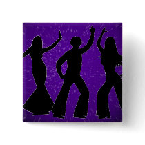 Purple Disco Button