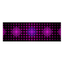 Purple Disco Matrix Fractal Art Business Cards