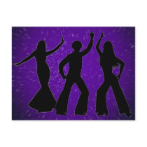Purple Disco Post Card