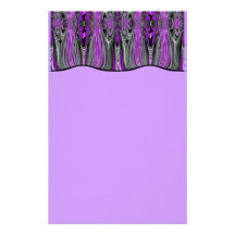 Purple Drape Stationery