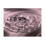 Purple drop post card